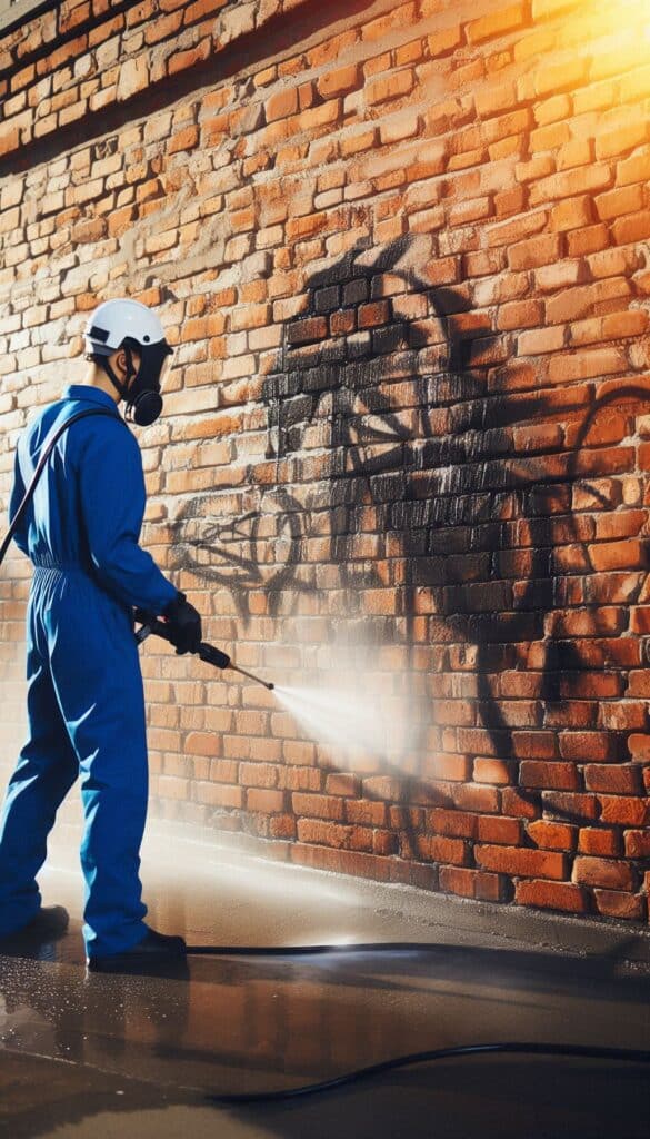 Eliminacion de grafitis en Marlofa 