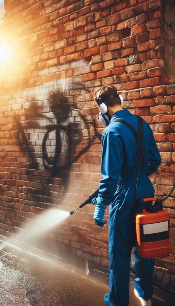 Eliminacion de grafitis en Perdiguera 