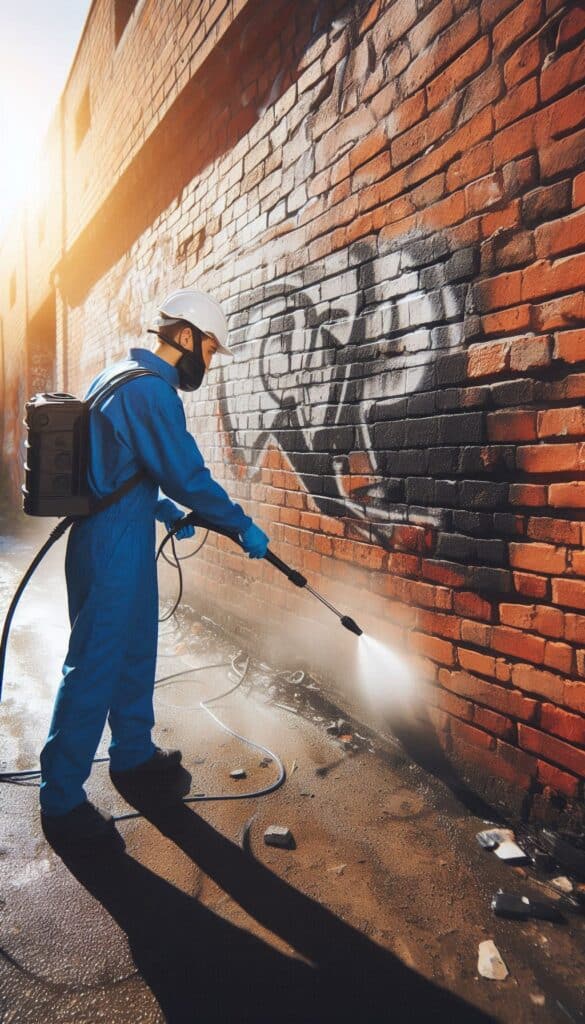 Eliminacion de grafitis en Pinseque 
