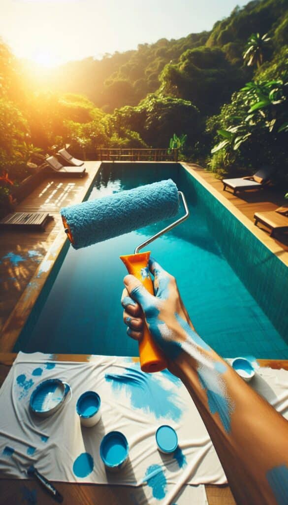 Pintar piscinas en Torres de Berrellén 