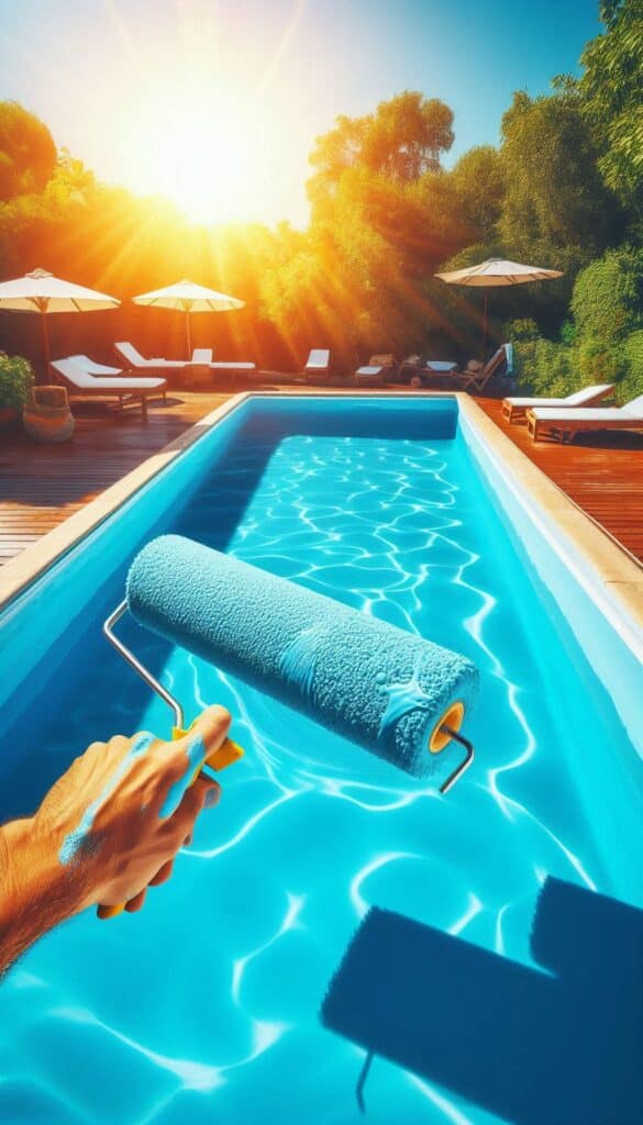 Pintar piscinas en Universidad