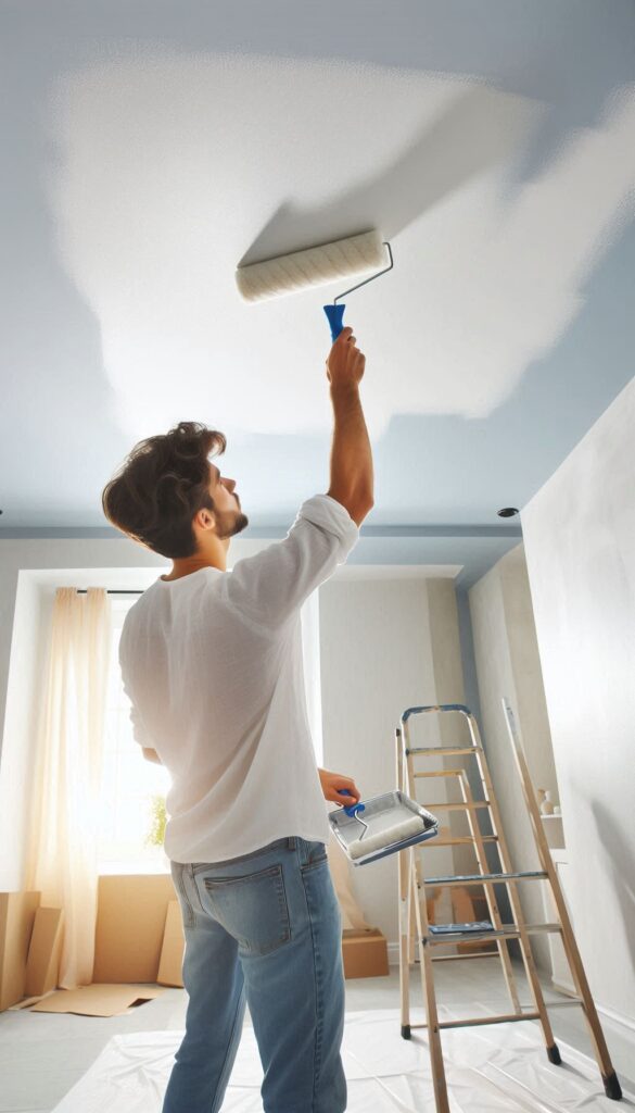Pintar techos en Oitura 